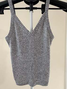 American Eagle Soft & Sexy Ribbed V-Neck Tank Top